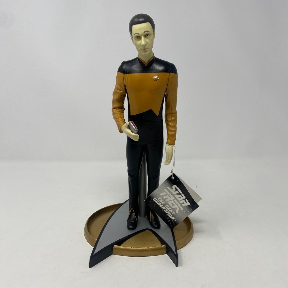 Lieutenant Commander Data Vinyl 10" Figure Star Trek Next Generation w/ Stand 92